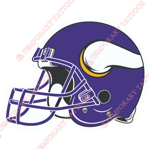Minnesota Vikings Customize Temporary Tattoos Stickers NO.594